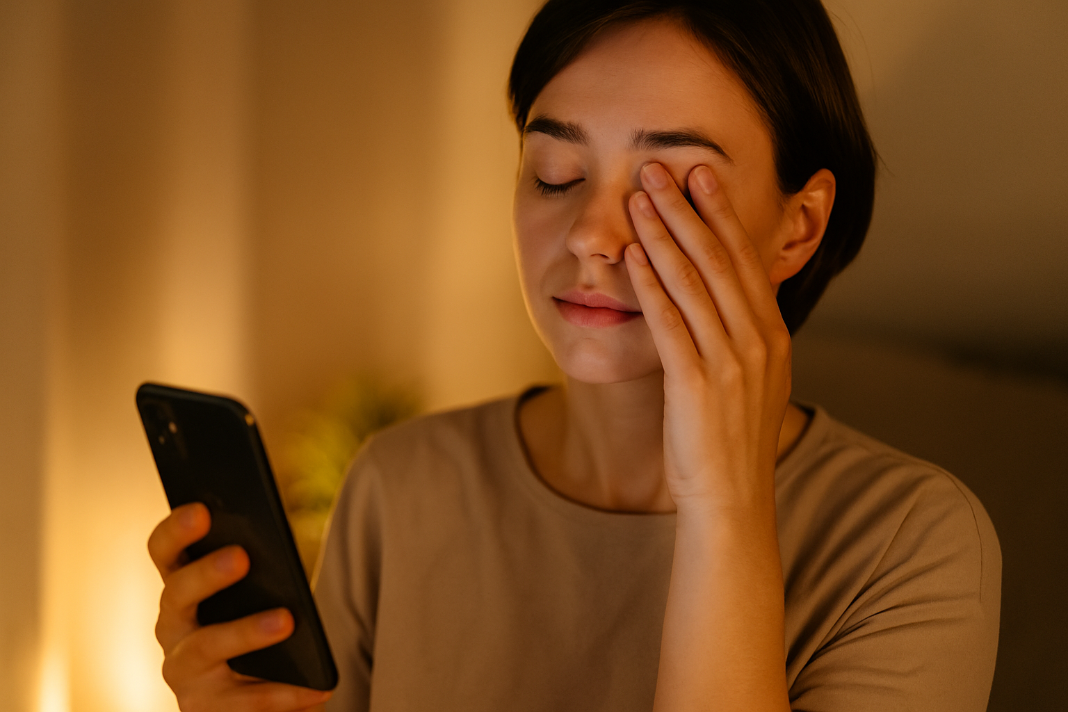 Taking a screen break guided by AI tips