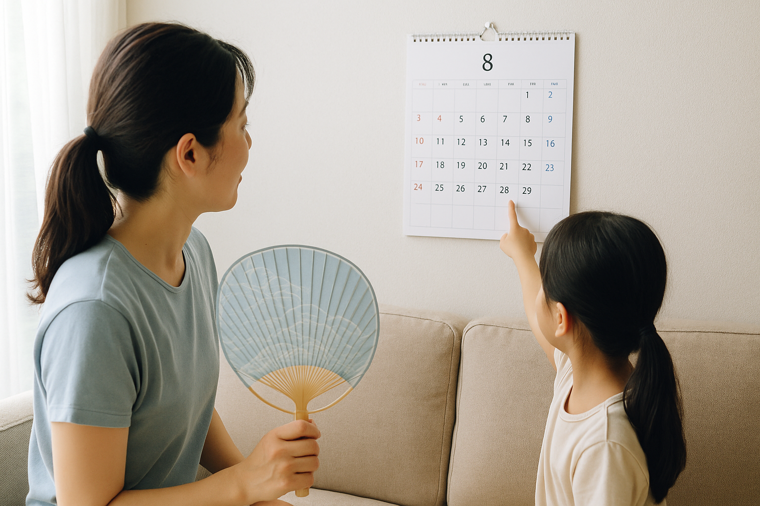 2025年の夏と過去5年の比較