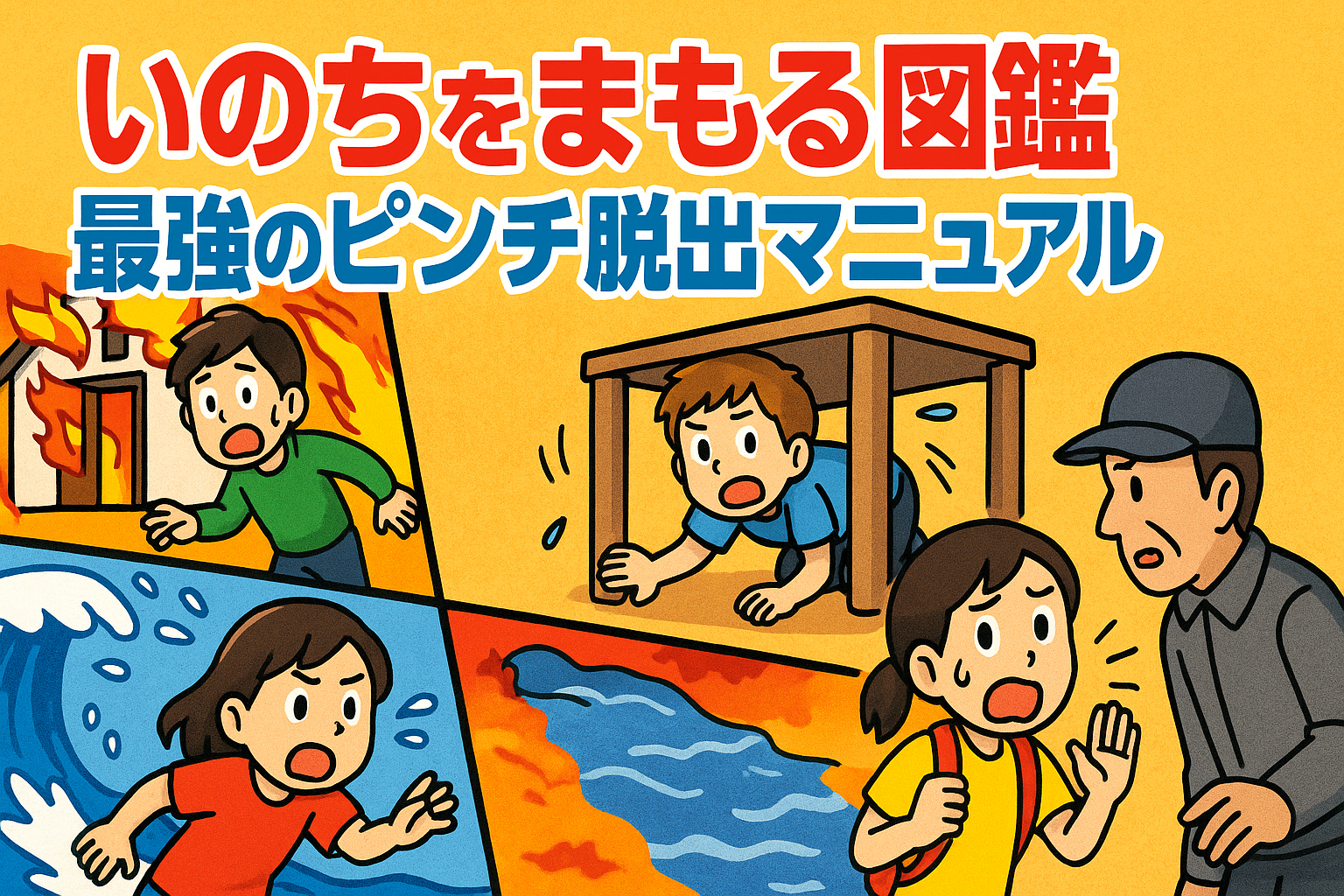 いのちをまもる図鑑 最強のピンチ脱出マニュアル