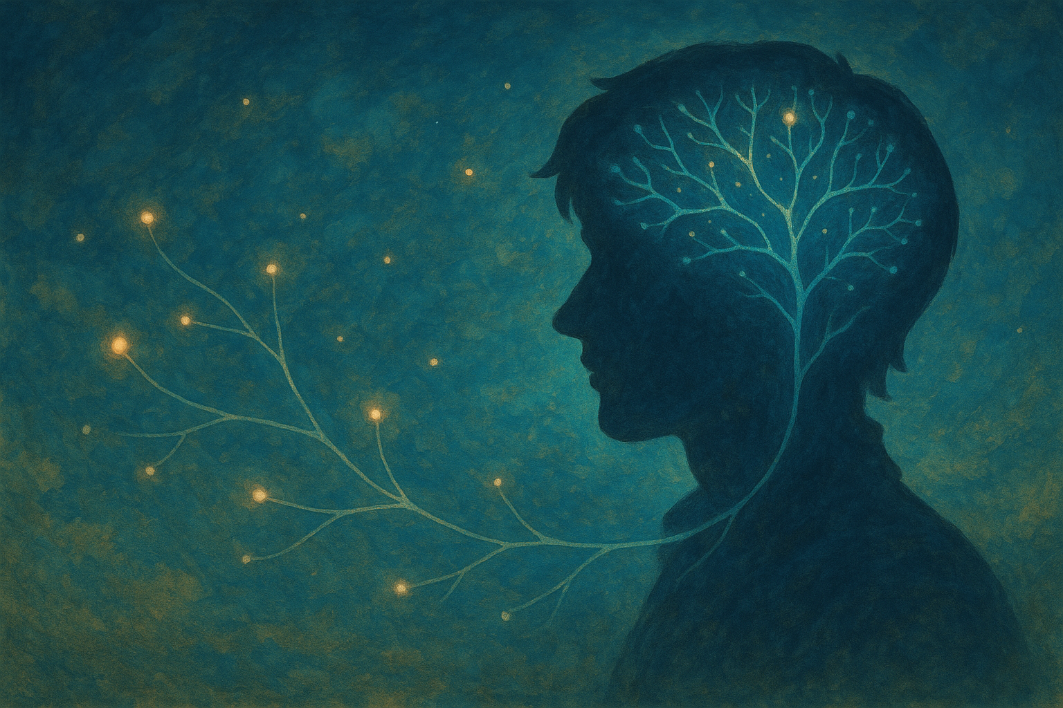 Illustration comparing GPT-5 and the human brain